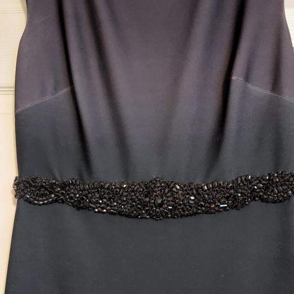 Badgley Mischka Ombre Embellished Waist Gown - Picture 3 of 5